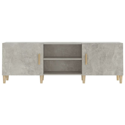 TV Cabinet Concrete Grey 150x30x50 cm Engineered Wood