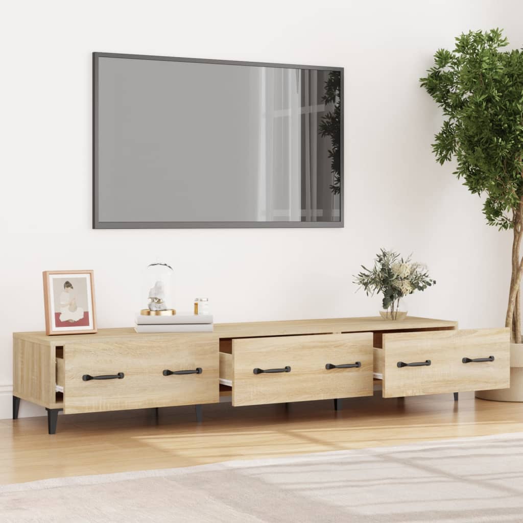 TV Cabinet Sonoma Oak 150x34,5x30 cm Engineered Wood