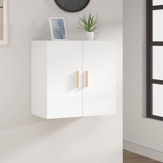 Wall Cabinet White 60x30x60 cm Engineered Wood