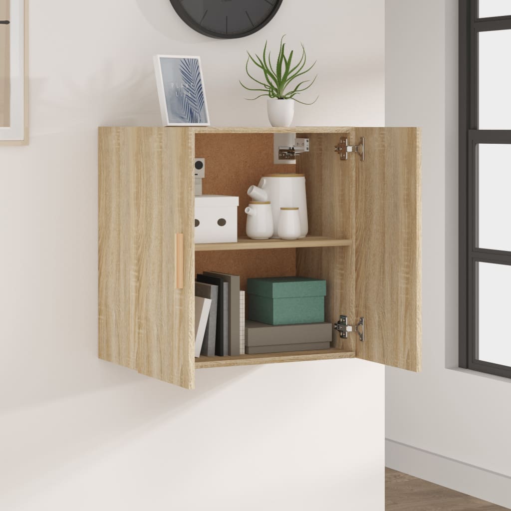 Wall Cabinet Sonoma Oak 60x30x60 cm Engineered Wood