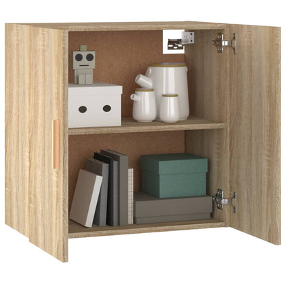 Wall Cabinet Sonoma Oak 60x30x60 cm Engineered Wood