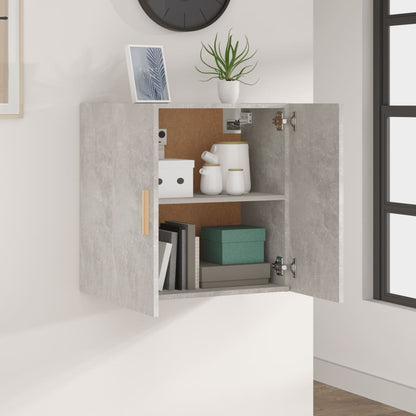 Wall Cabinet Concrete Grey 60x30x60 cm Engineered Wood