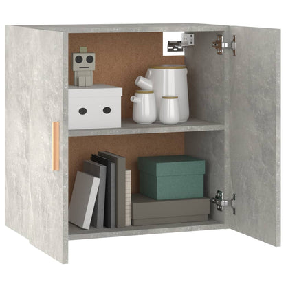 Wall Cabinet Concrete Grey 60x30x60 cm Engineered Wood