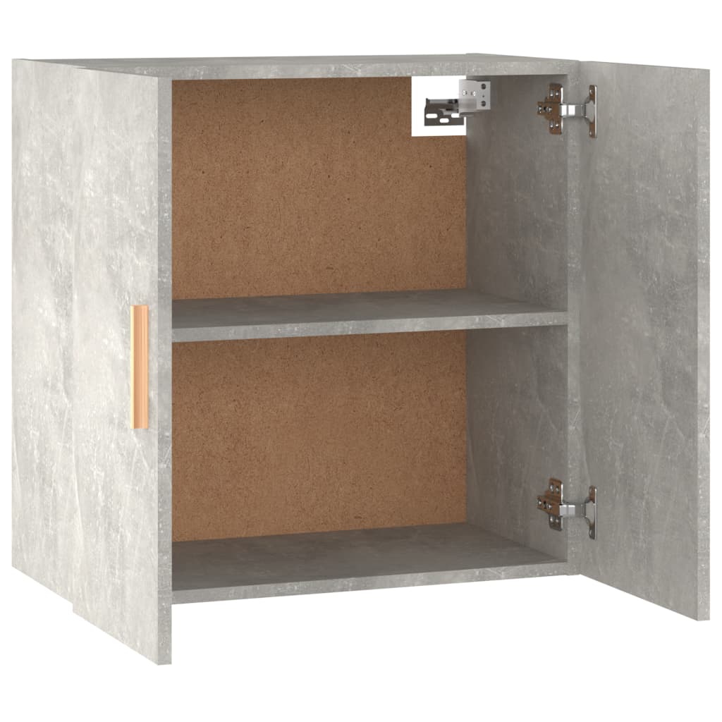 Wall Cabinet Concrete Grey 60x30x60 cm Engineered Wood