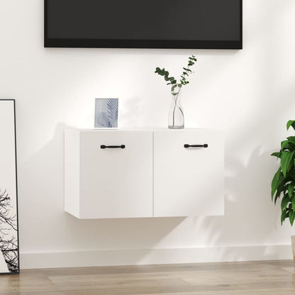 Wall Cabinet White 60x36.5x35 cm Engineered Wood