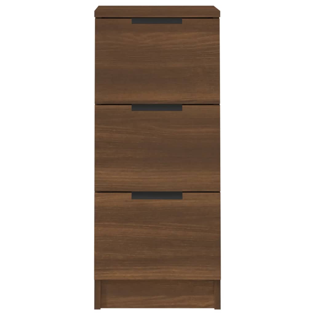 Sideboard Brown Oak 30x30x70 cm Engineered Wood