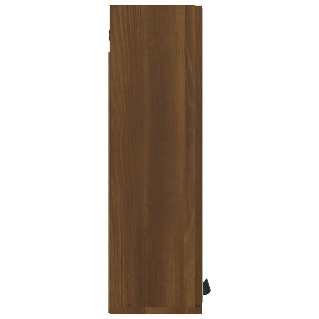 Bathroom Mirror Cabinet Brown Oak 64x20x67 cm