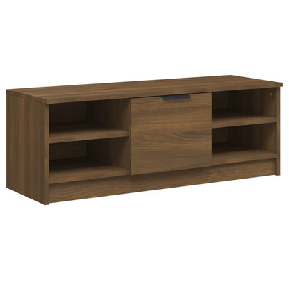 TV Cabinet Brown Oak 102x35.5x36.5 cm Engineered Wood