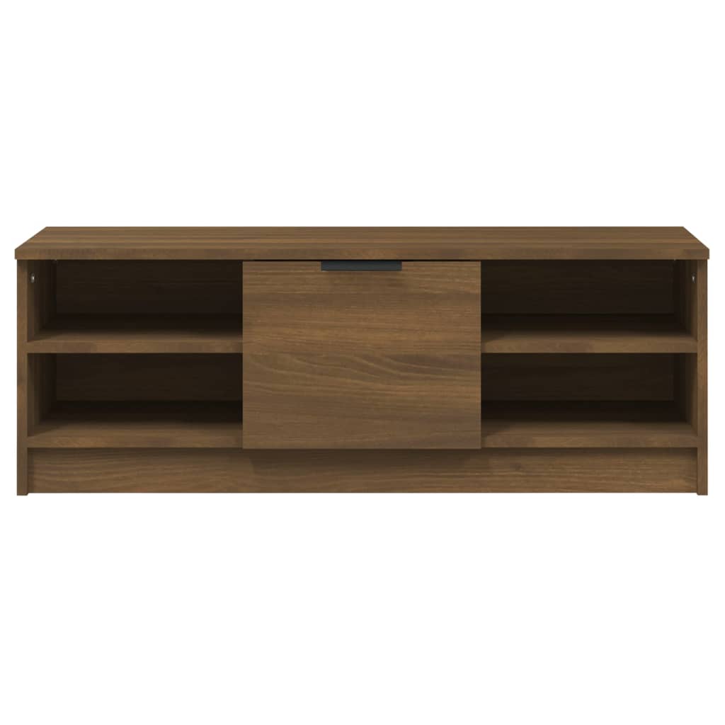 TV Cabinet Brown Oak 102x35.5x36.5 cm Engineered Wood