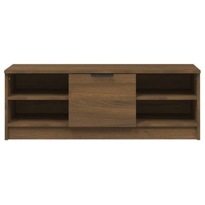 TV Cabinet Brown Oak 102x35.5x36.5 cm Engineered Wood