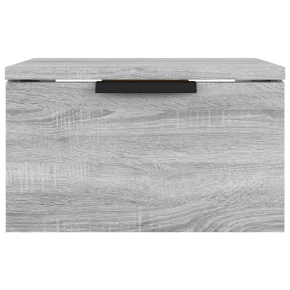 Wall-mounted Bedside Cabinet Grey Sonoma 34x30x20 cm