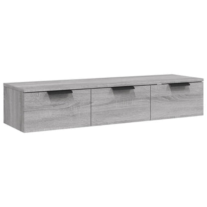 Wall Cabinet Grey Sonoma 102x30x20 cm Engineered Wood