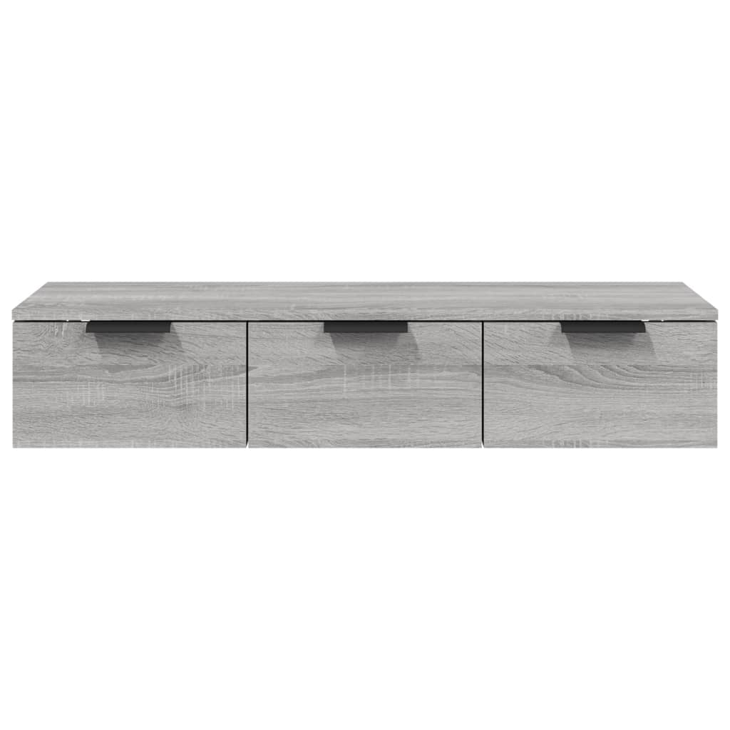 Wall Cabinet Grey Sonoma 102x30x20 cm Engineered Wood