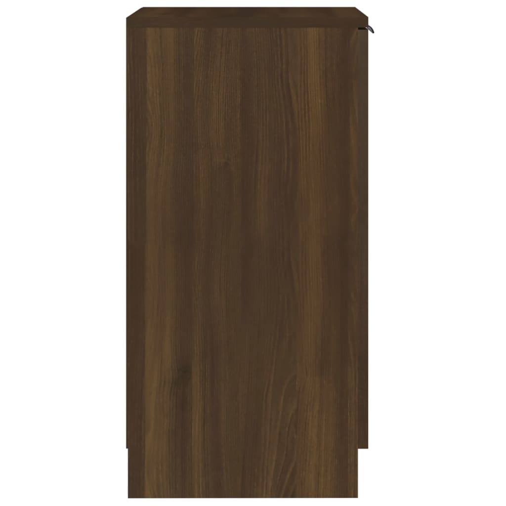 Shoe Cabinet Brown Oak 30x35x70 cm Engineered Wood