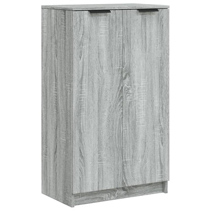 Shoe Cabinet Grey Sonoma 59x35x100 cm Engineered Wood