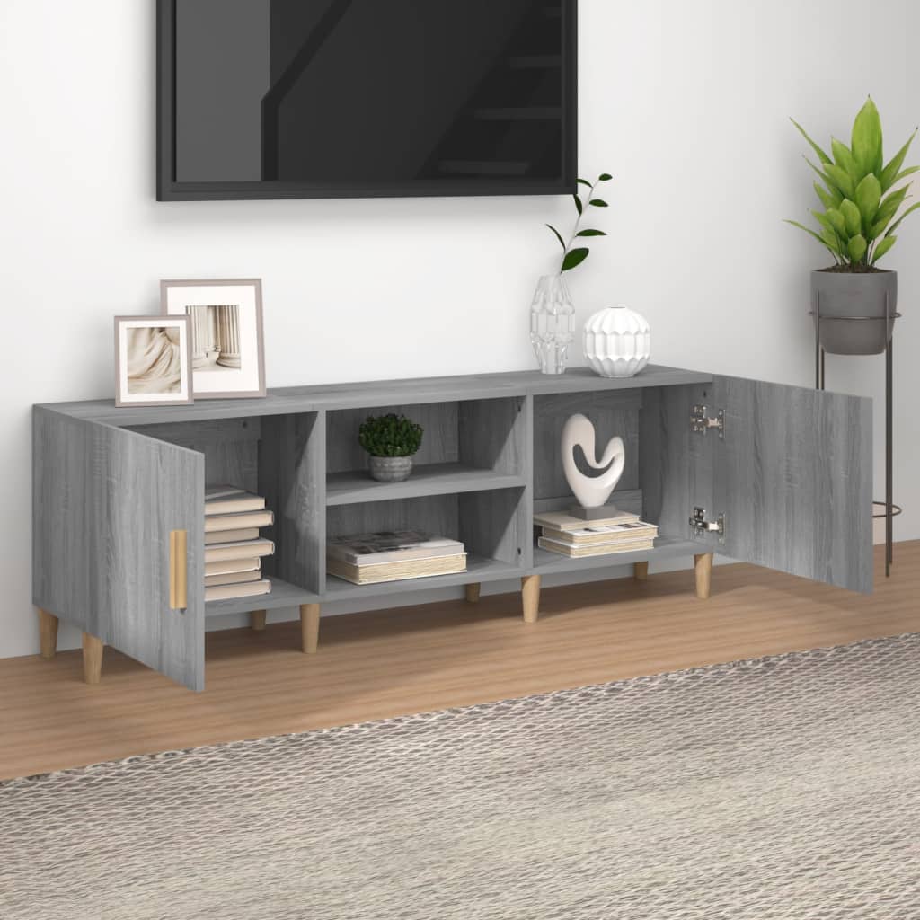 TV Cabinet Grey Sonoma 150x30x50 cm Engineered Wood