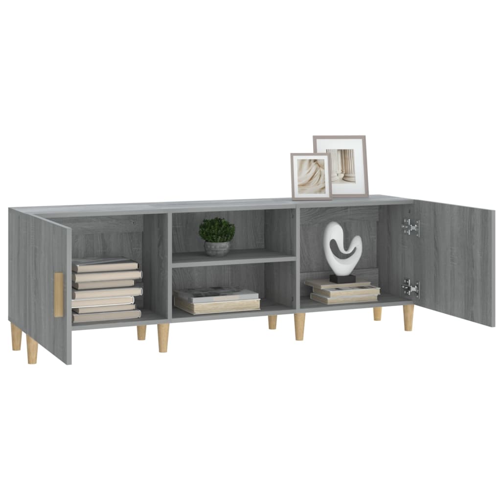 TV Cabinet Grey Sonoma 150x30x50 cm Engineered Wood