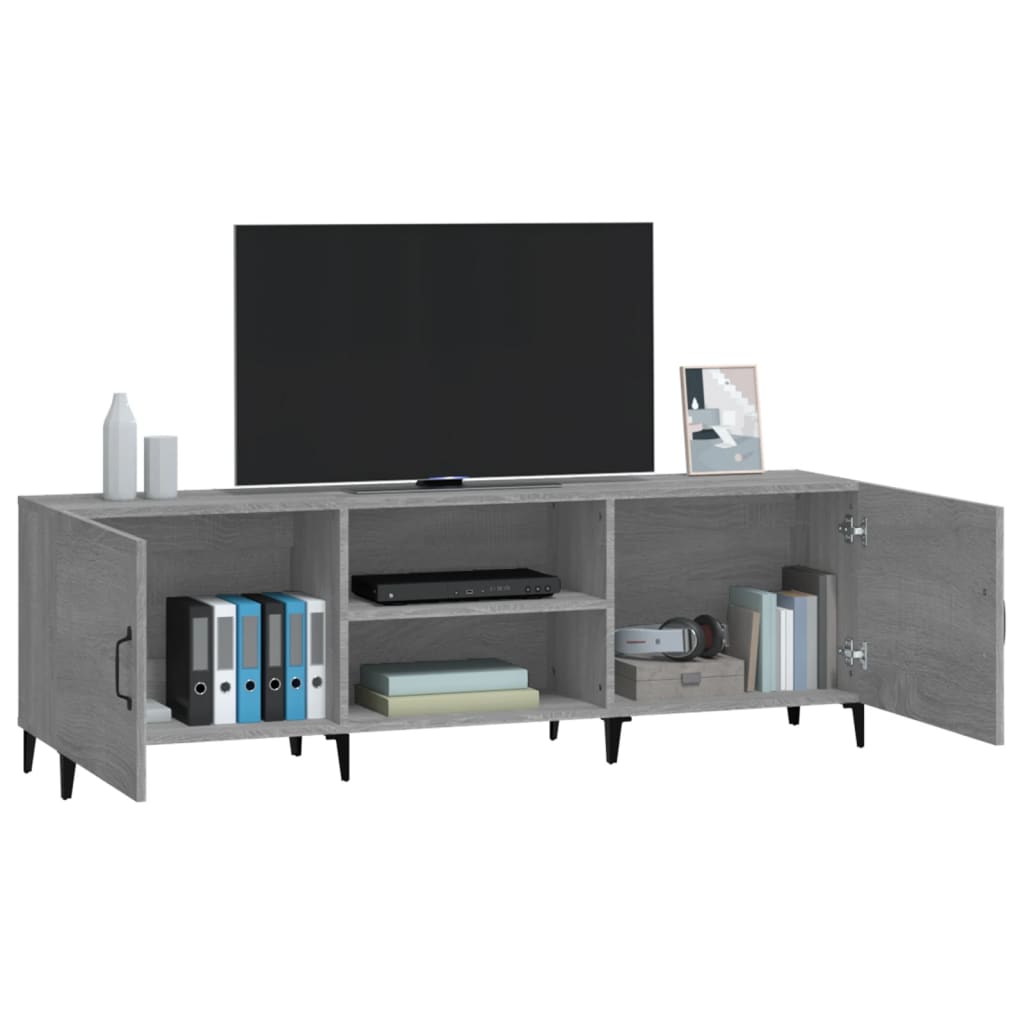 TV Cabinet Grey Sonoma 150x30x50 cm Engineered Wood