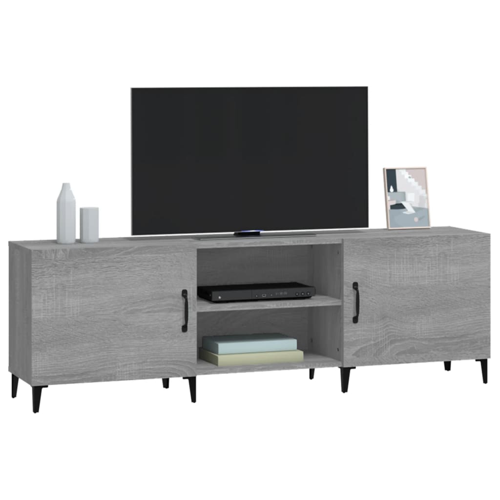 TV Cabinet Grey Sonoma 150x30x50 cm Engineered Wood