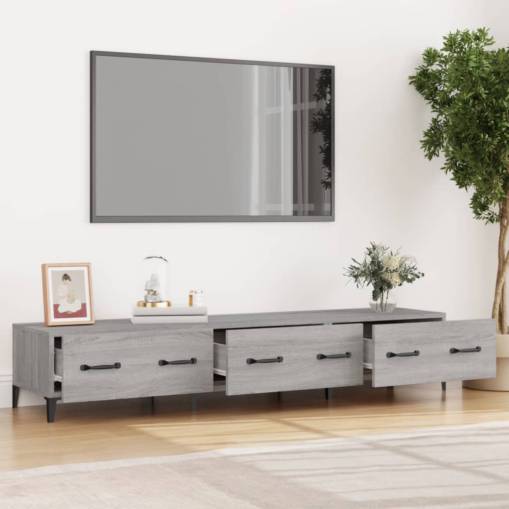 TV Cabinet Grey Sonoma 150x34,5x30 cm Engineered Wood