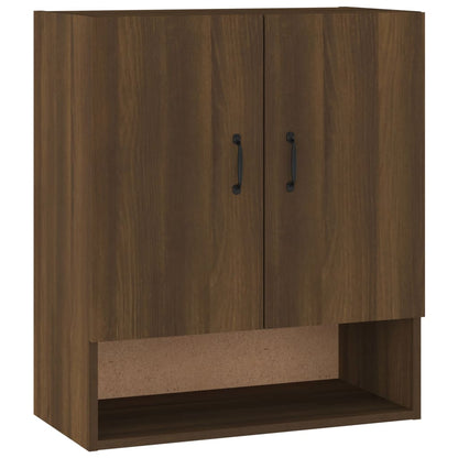 Wall Cabinet Brown Oak 60x31x70 cm Engineered Wood