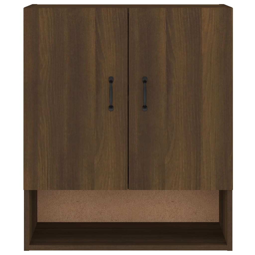 Wall Cabinet Brown Oak 60x31x70 cm Engineered Wood