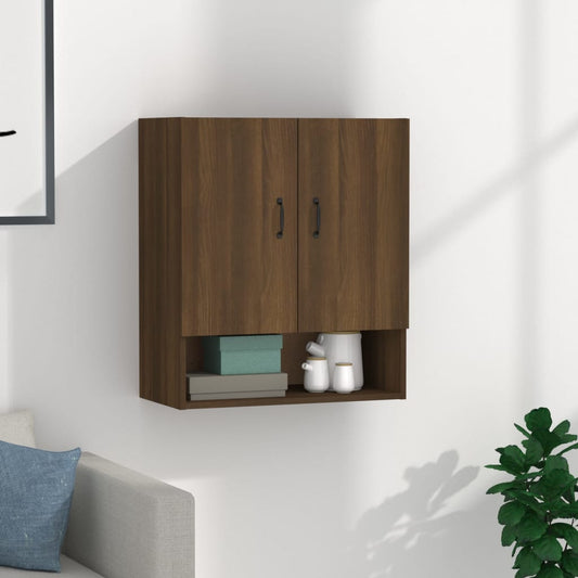 Wall Cabinet Brown Oak 60x31x70 cm Engineered Wood