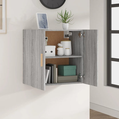 Wall Cabinet Grey Sonoma 60x30x60 cm Engineered Wood