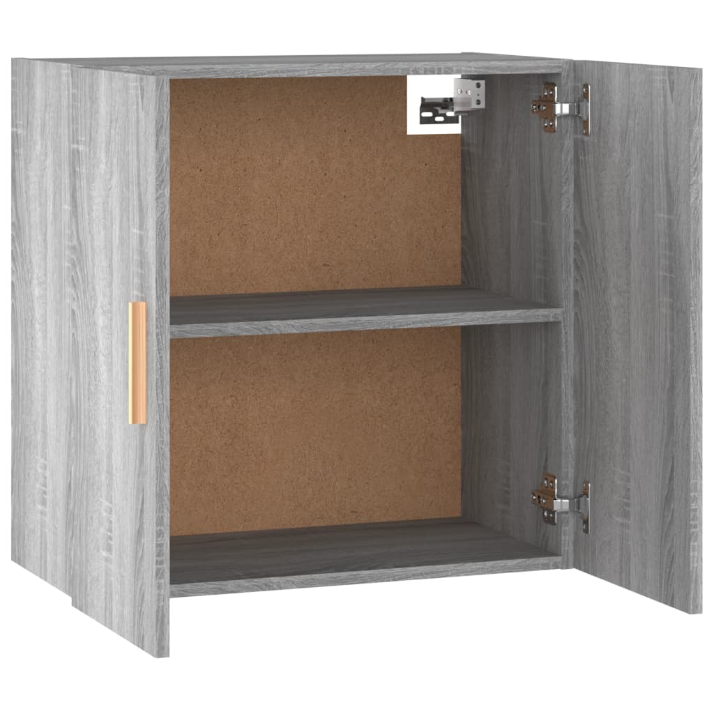 Wall Cabinet Grey Sonoma 60x30x60 cm Engineered Wood