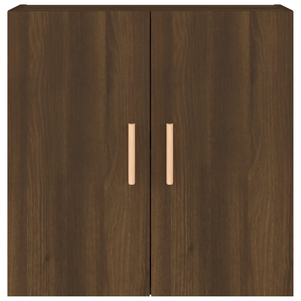 Wall Cabinet Brown Oak 60x30x60 cm Engineered Wood