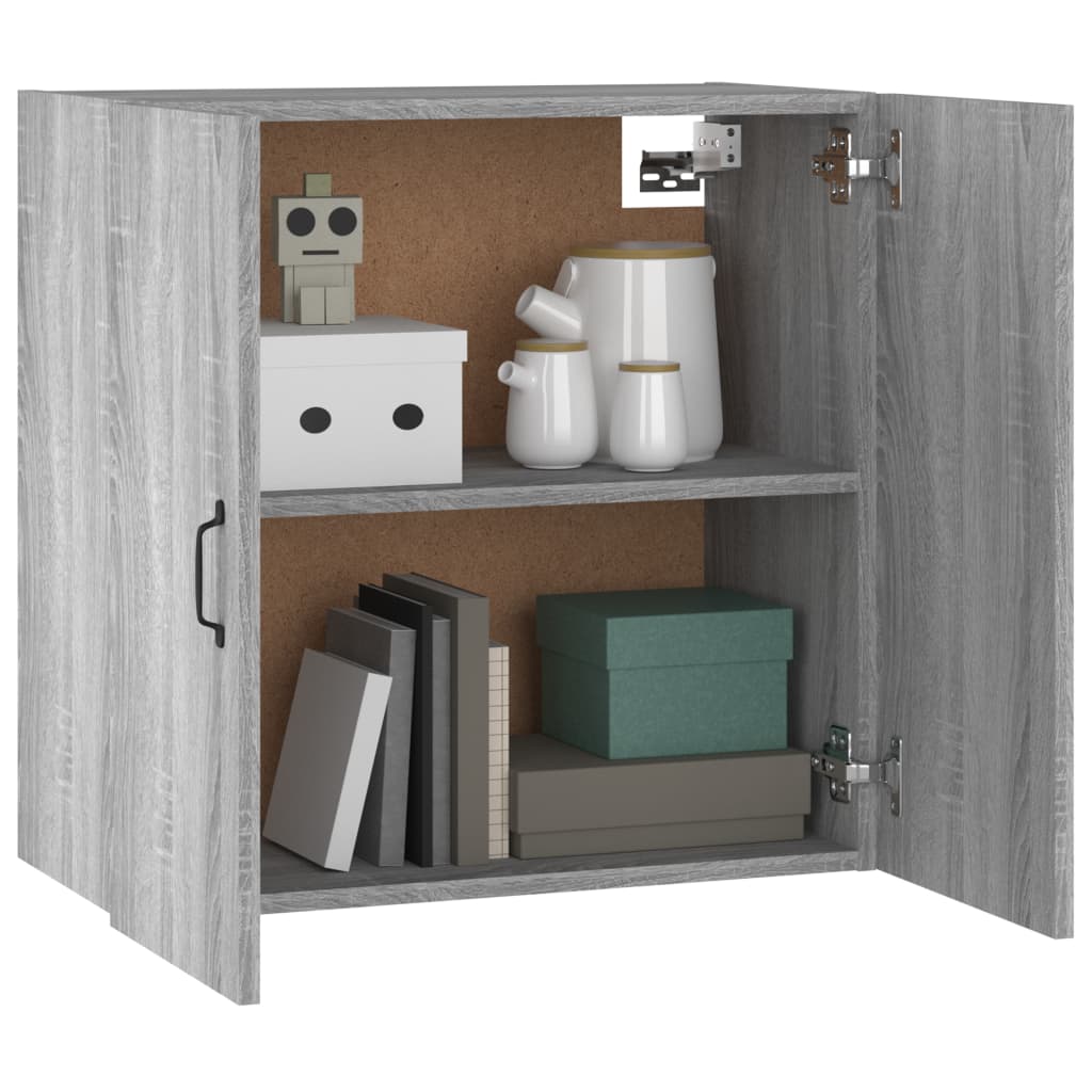 Wall Cabinet Grey Sonoma 60x31x60 cm Engineered Wood