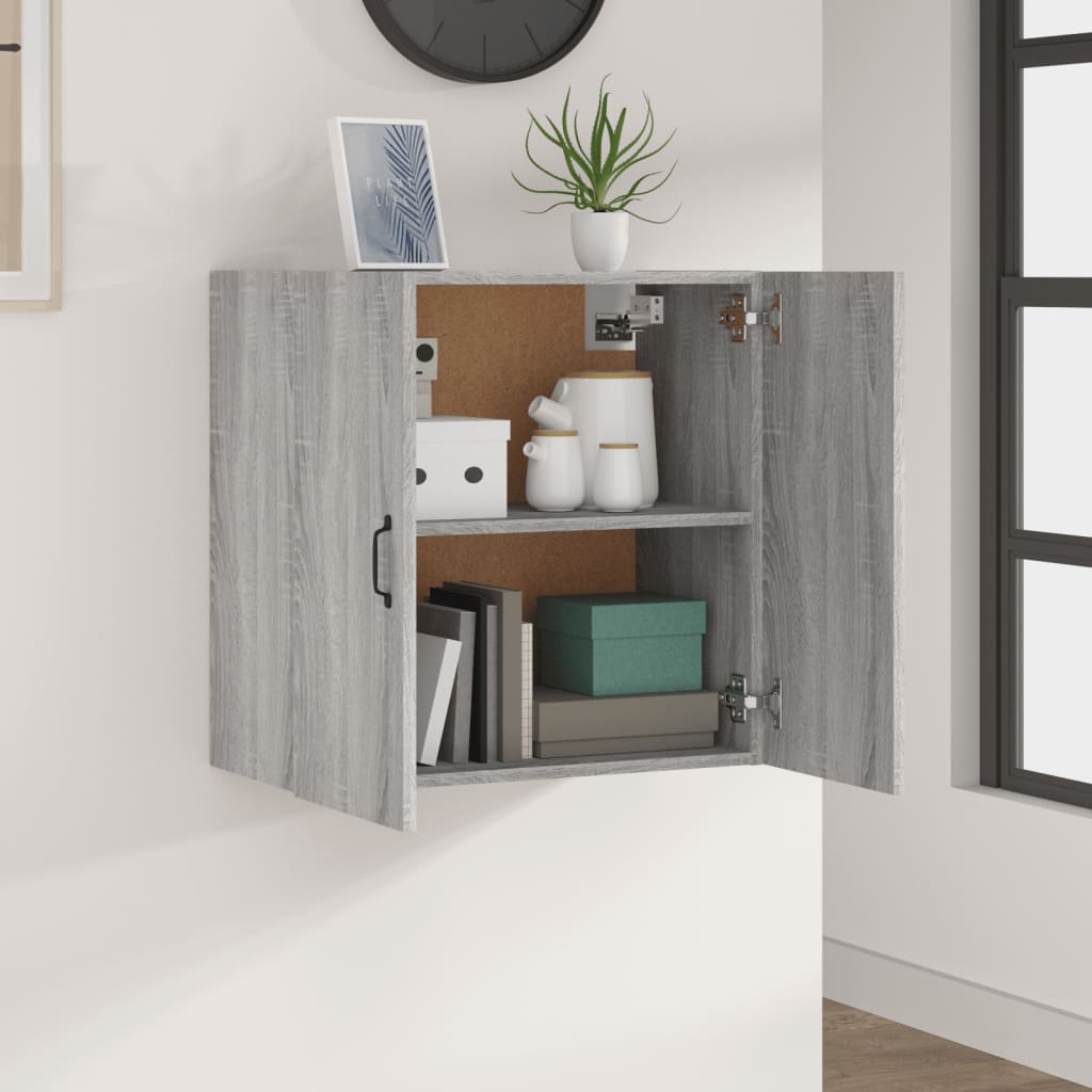 Wall Cabinet Grey Sonoma 60x31x60 cm Engineered Wood