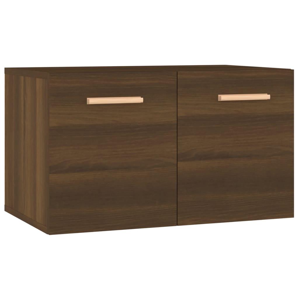 Wall Cabinet Brown Oak 60x36.5x35 cm Engineered Wood