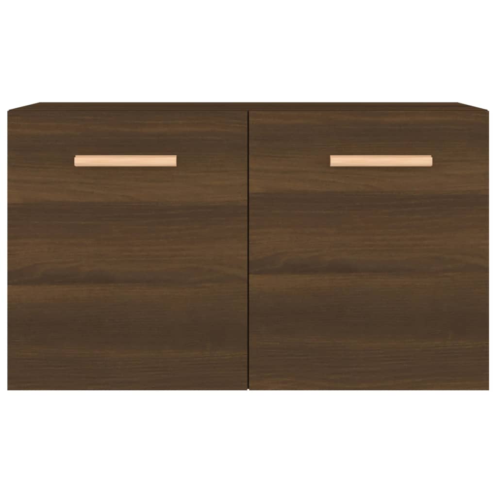 Wall Cabinet Brown Oak 60x36.5x35 cm Engineered Wood