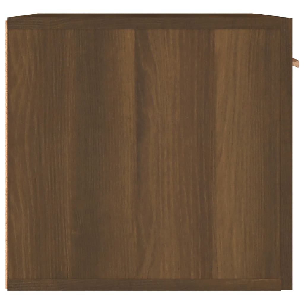 Wall Cabinet Brown Oak 60x36.5x35 cm Engineered Wood