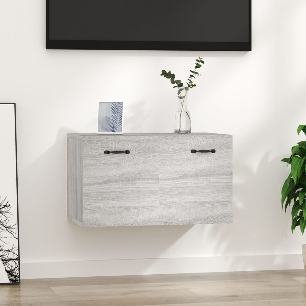 Wall Cabinet Grey Sonoma 60x36.5x35 cm Engineered Wood