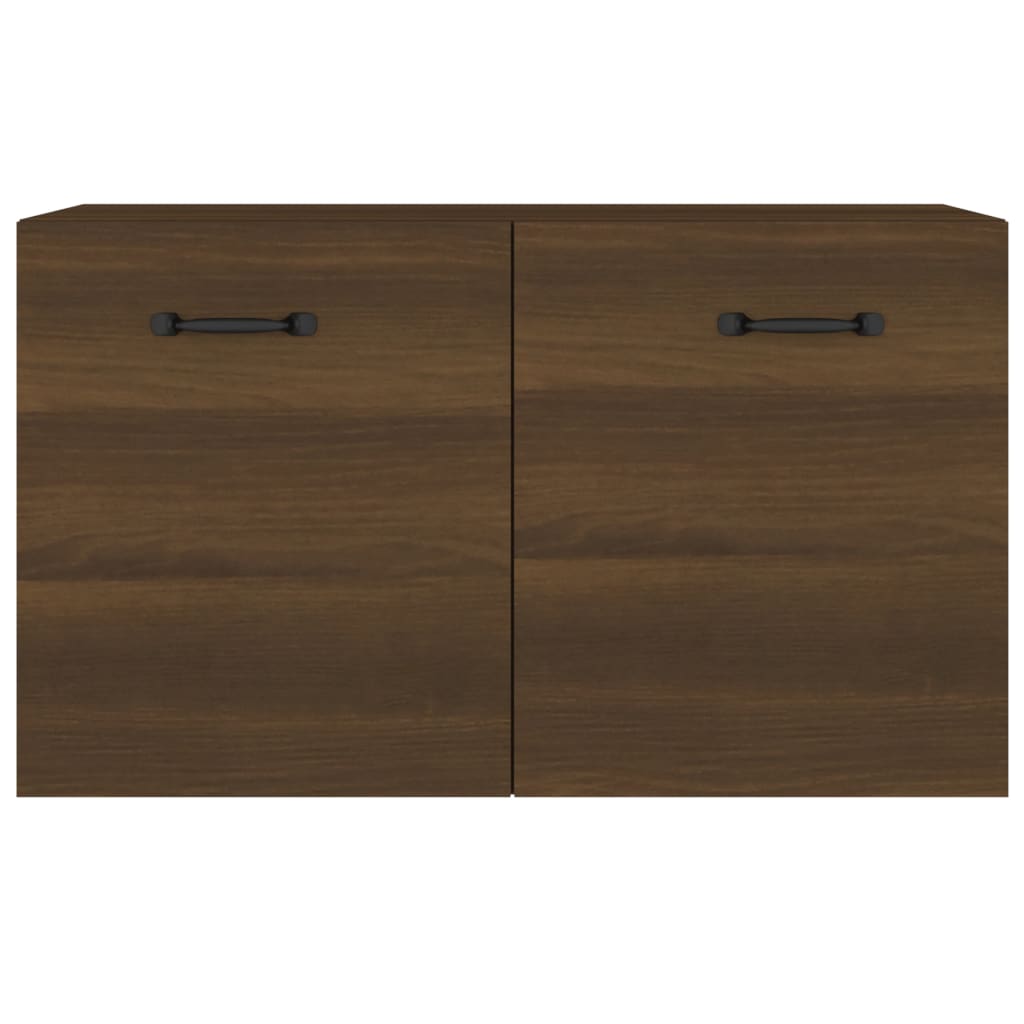 Wall Cabinet Brown Oak 60x36.5x35 cm Engineered Wood