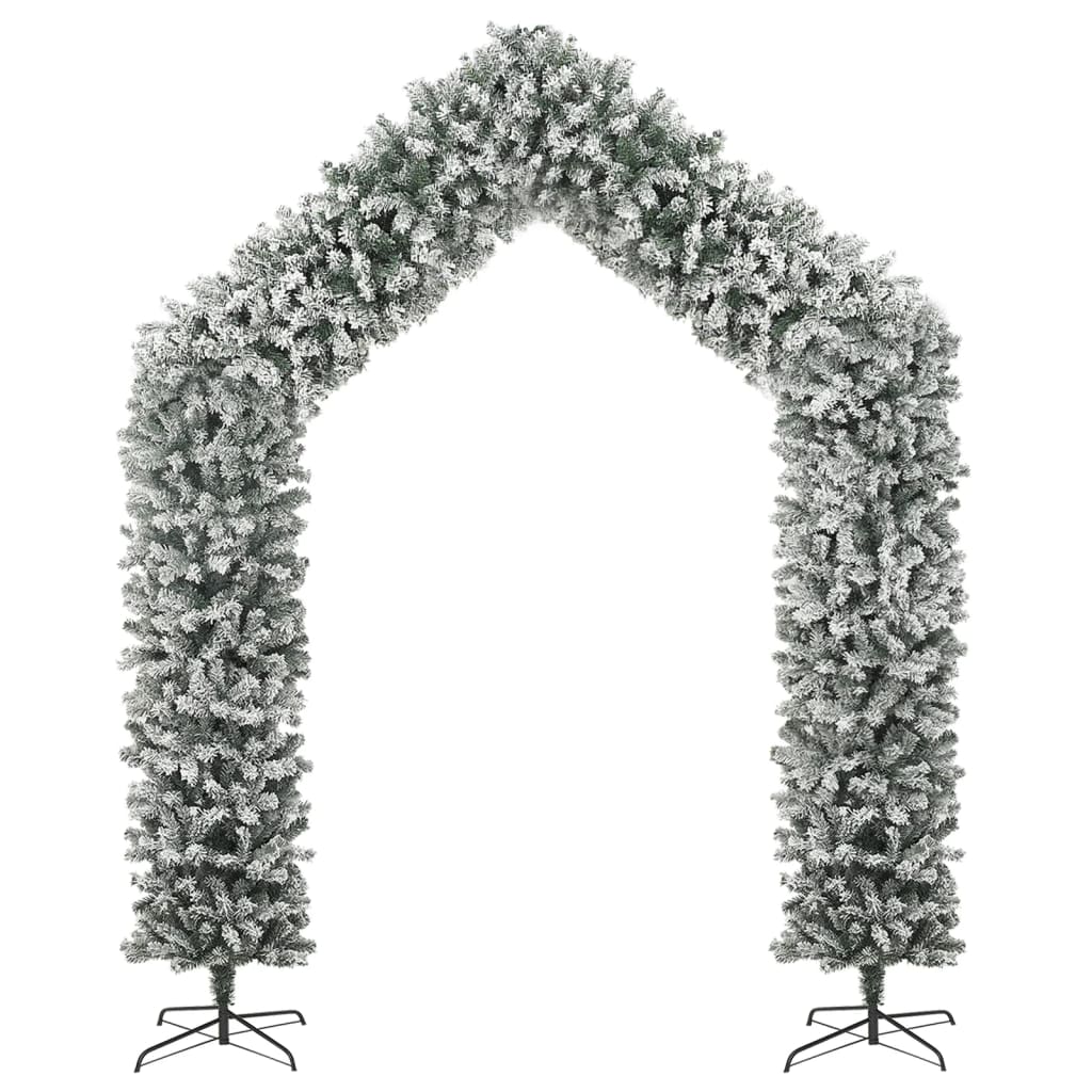 Christmas Tree Arch with Flocked Snow 270 cm