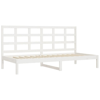 Day Bed White 90x200 cm Solid Wood Pine