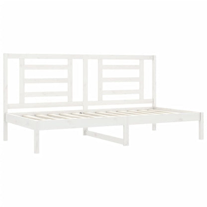 Day Bed White 90x200 cm Solid Wood Pine