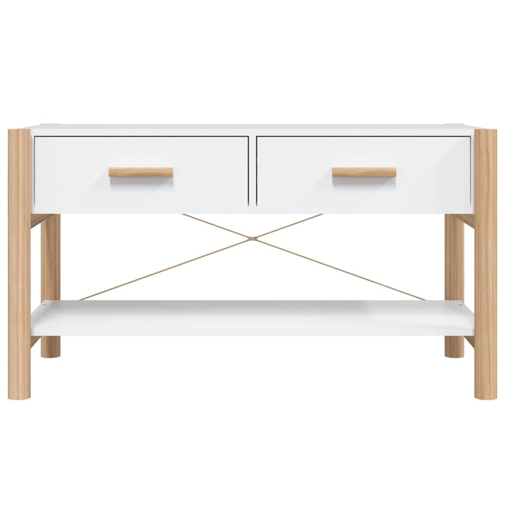 TV Cabinet White 82x38x45 cm Engineered Wood