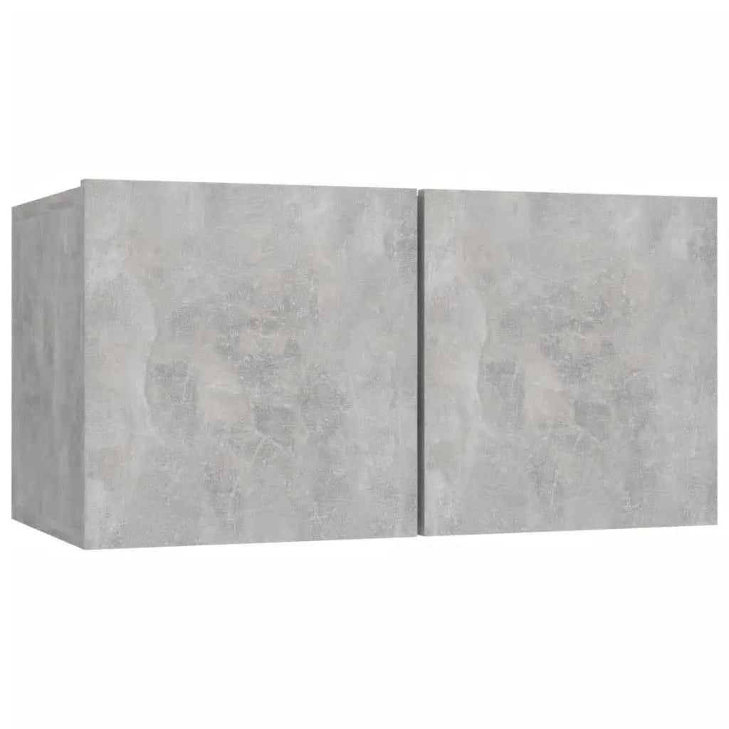 5 Piece TV Cabinet Set Concrete Grey Engineered Wood