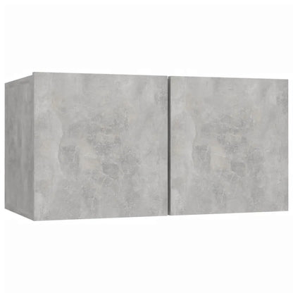 5 Piece TV Cabinet Set Concrete Grey Engineered Wood