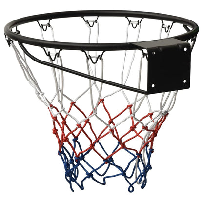 Basketball Ring Black 45 cm Steel