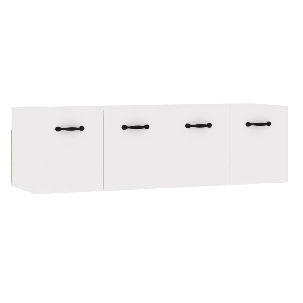 Wall Cabinets 2 pcs High Gloss White 80x36.5x35 cm Engineered Wood