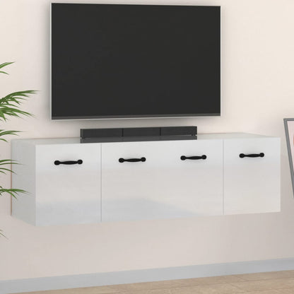 Wall Cabinets 2 pcs High Gloss White 80x36.5x35 cm Engineered Wood