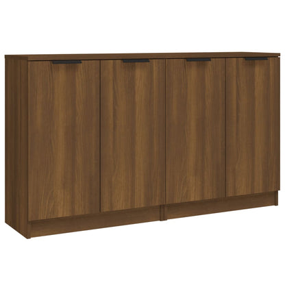 Sideboards 2 pcs Brown Oak 60x30x70 cm Engineered Wood