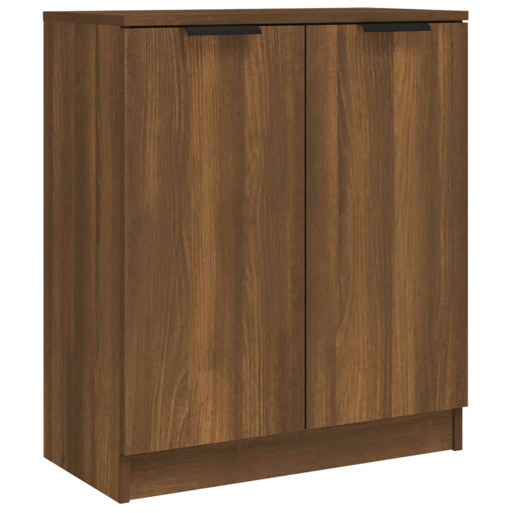 Sideboards 2 pcs Brown Oak 60x30x70 cm Engineered Wood