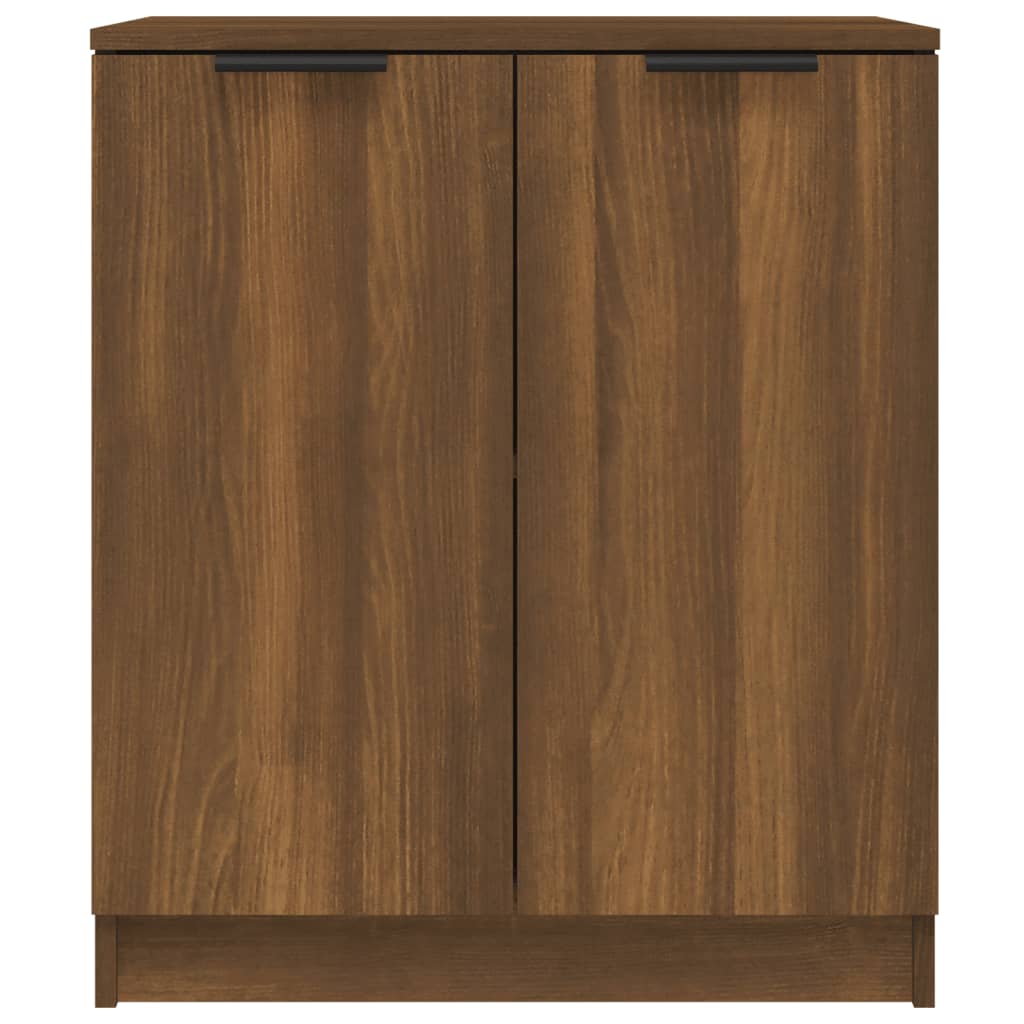 Sideboards 2 pcs Brown Oak 60x30x70 cm Engineered Wood