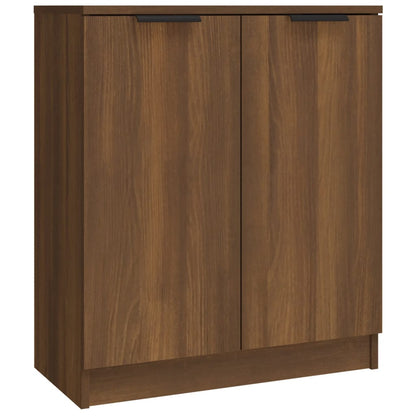 Sideboards 3 pcs Brown Oak Engineered Wood